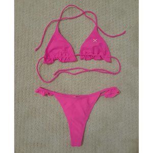 Boutine LA Hot Pink Fringe Bottoms